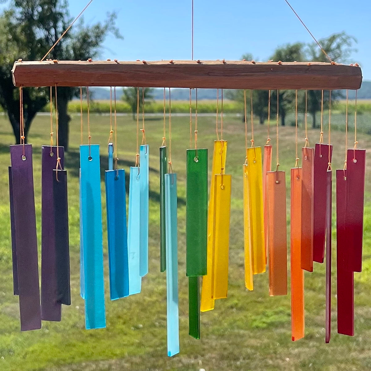 Outdoor use note: apply sealer to protect finish on Gift Essentials chime.