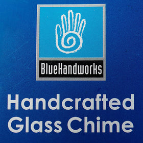 Gift Essentials coral teal chime produces a soft, melodic breeze sound.