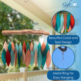 Gift Essentials sandblasted glass with bright colors creates a lively ambiance.
