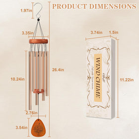 Gift4U premium aluminum tubes for durable, soft-tone chimes