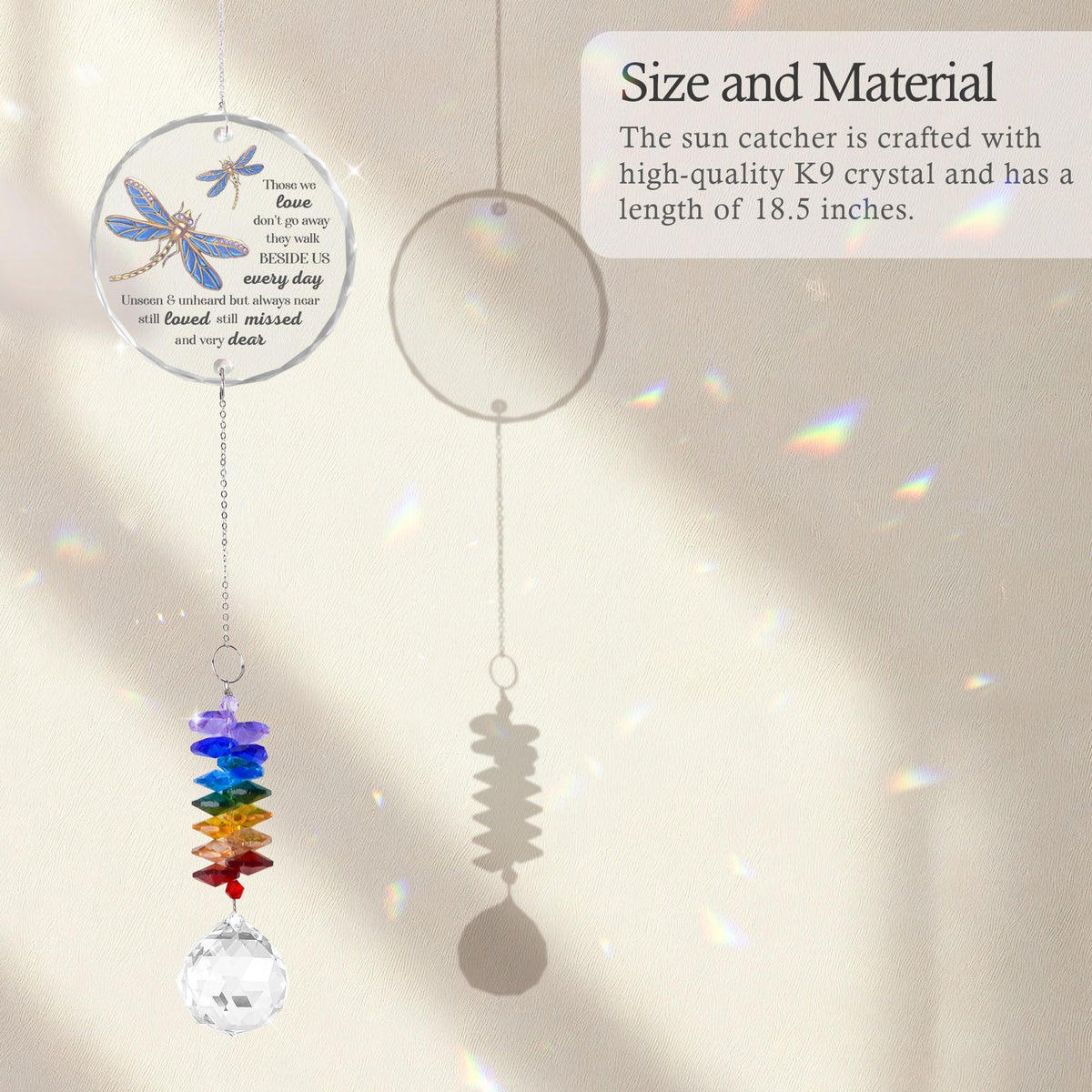 GIFTELIX suncatcher on window display adds timeless home decor