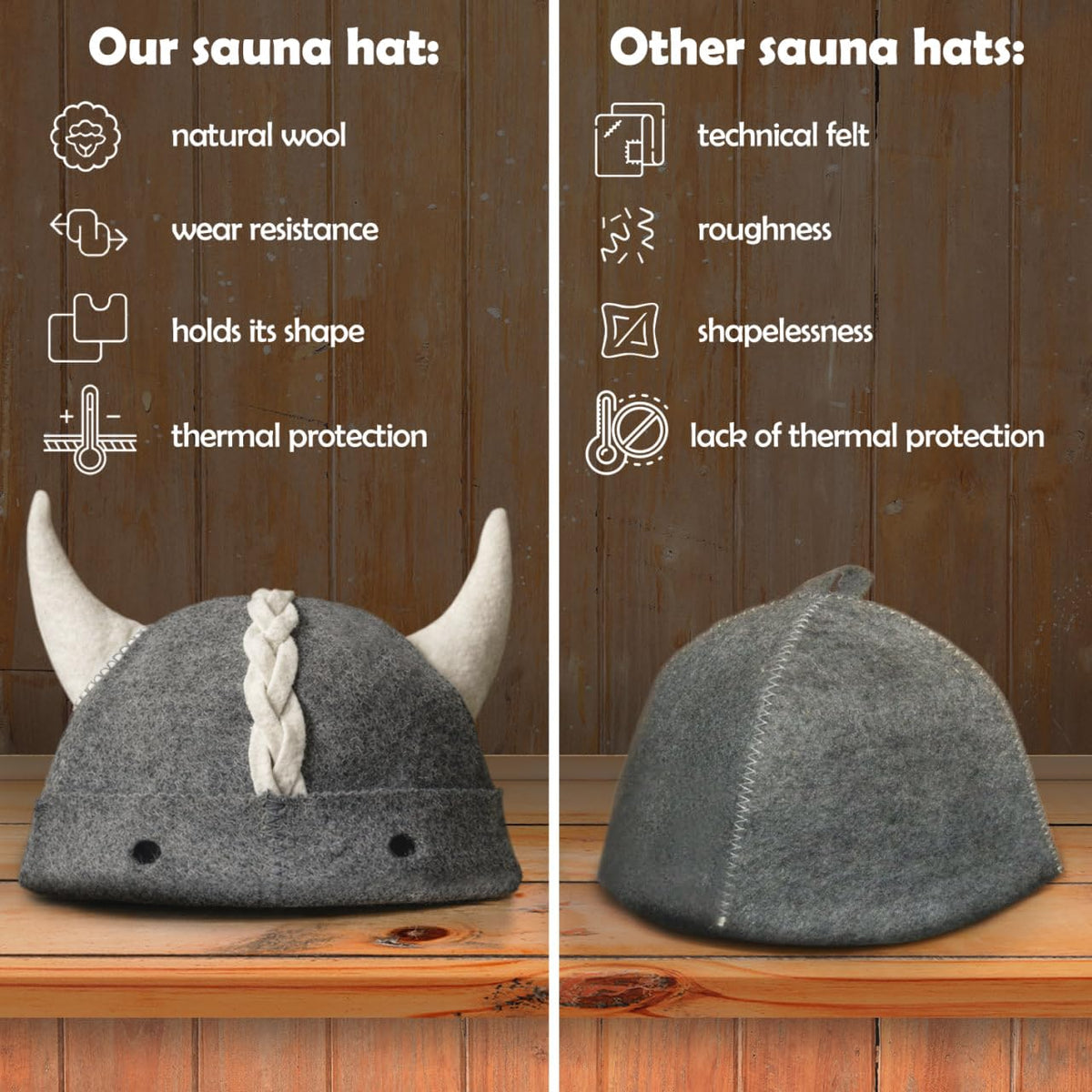 Giftellino care tip, wash wool hat gently to maintain shape
