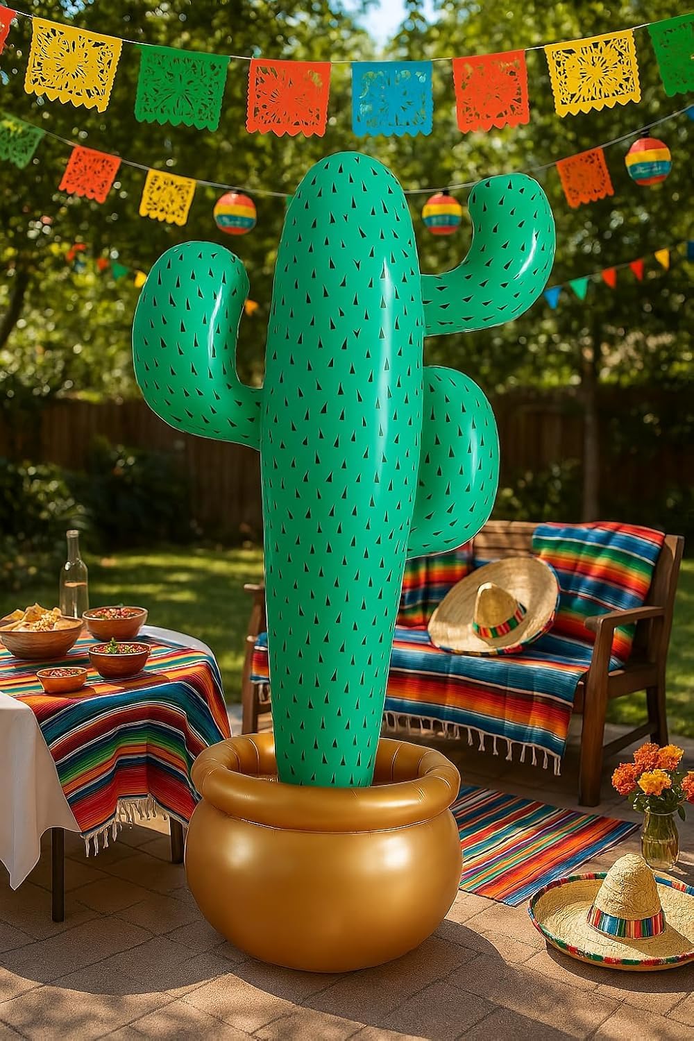 GiftExpress easy inflate setup, quick decor for instant ambiance