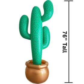 GiftExpress inflatable cactus photo prop for tropical or western themes