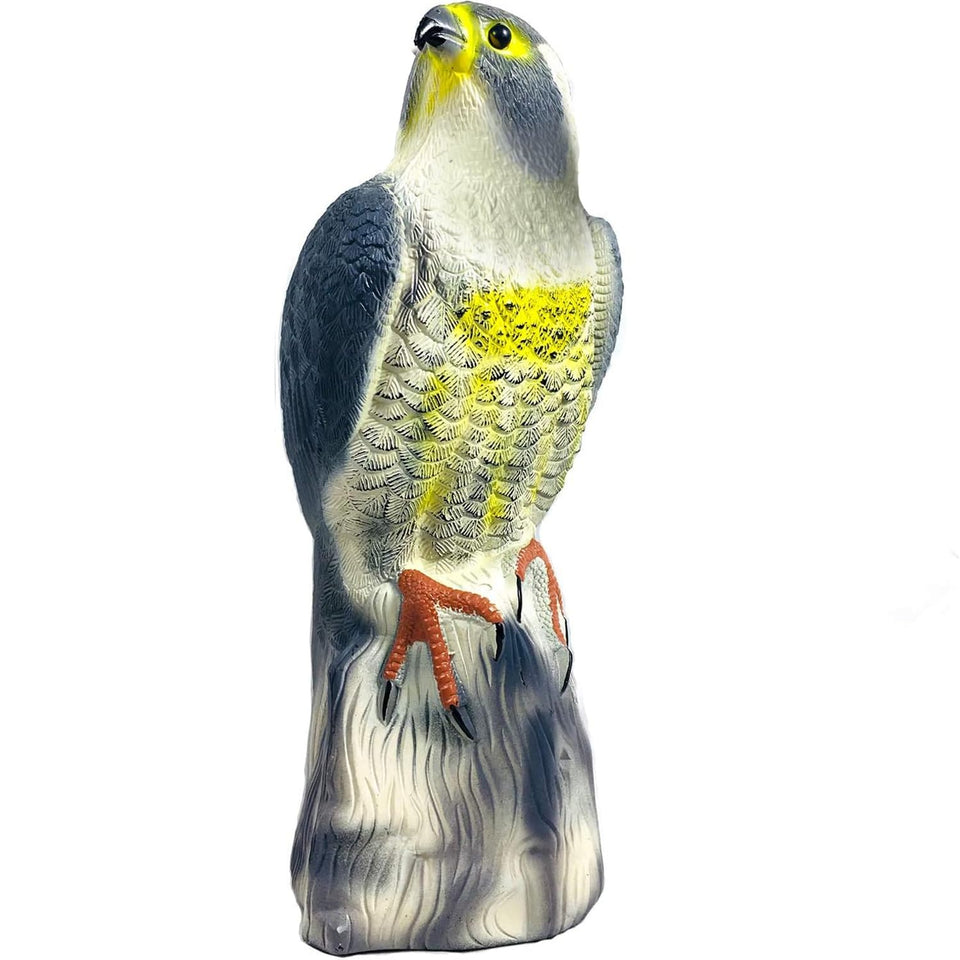 GiftExpress 16.5 inch eagle decoy deters birds in the garden.