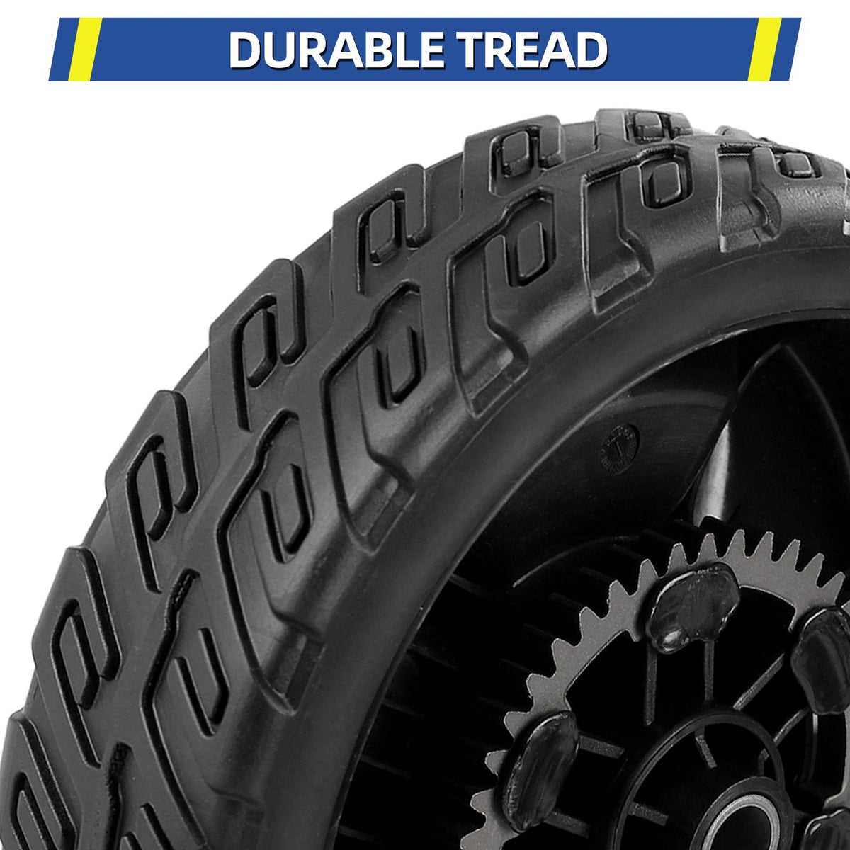 GIGOOL easy-install wheels simplify replacement and drive engagement