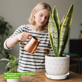 GIKUPOM easy-to-clean surface makes maintenance quick after plant care.