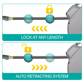 GILBEST 180-degree bracket allowing versatile wall mounting.