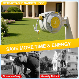 GILBEST hose with lock-any-length feature enabling precise reach.