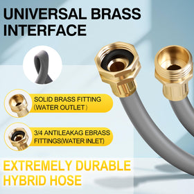 GILBEST ten-pattern nozzle offers versatile spray options.