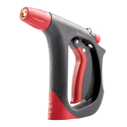 Gilmour 50502GP industrial nozzle with durable brass tip for harsh job-site use.