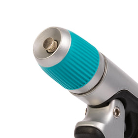 Gilmour ergonomic non-slip handle offers comfortable grip during extended watering sessions.
