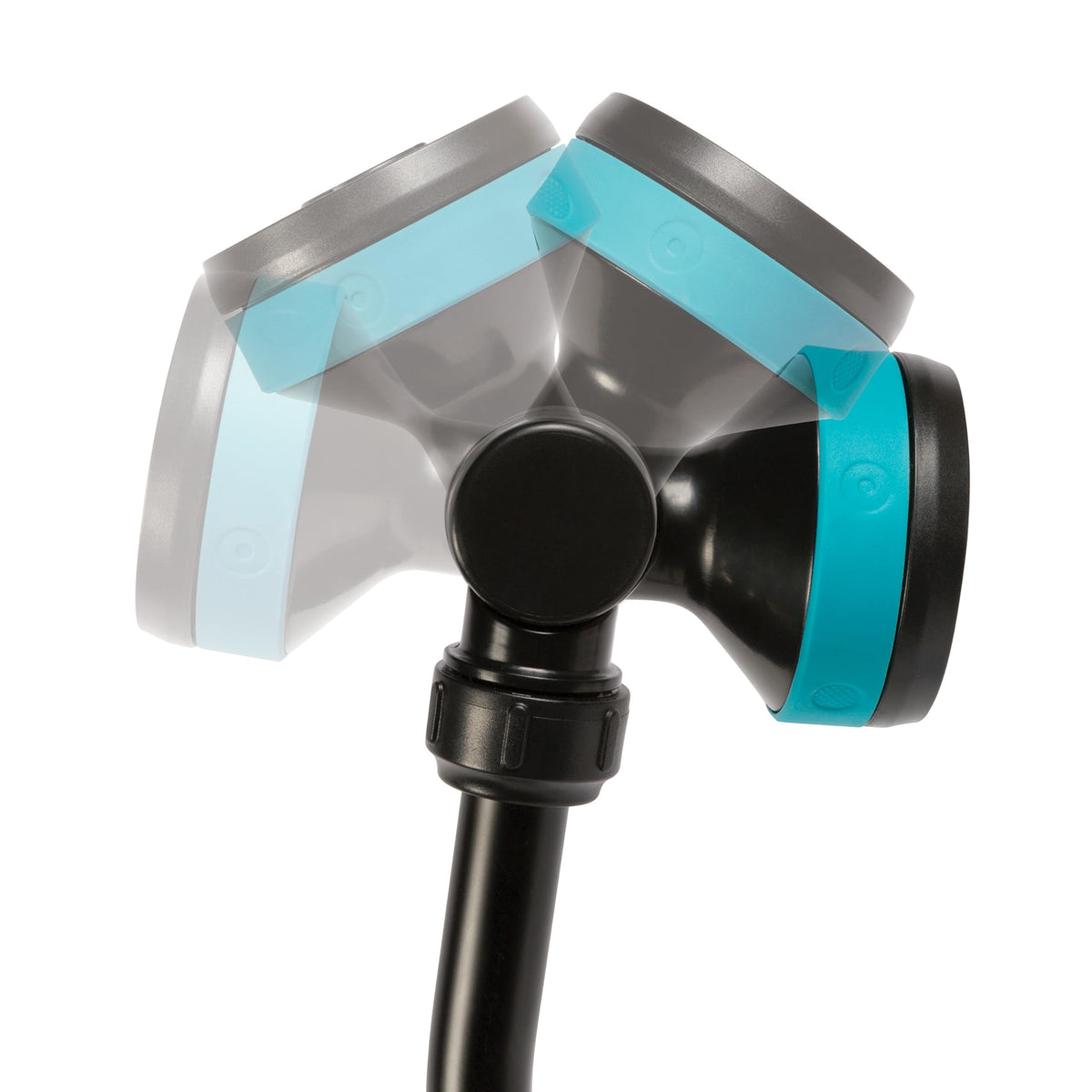 Gilmour ergonomic wand with thumb control makes watering comfortable for long sessions.