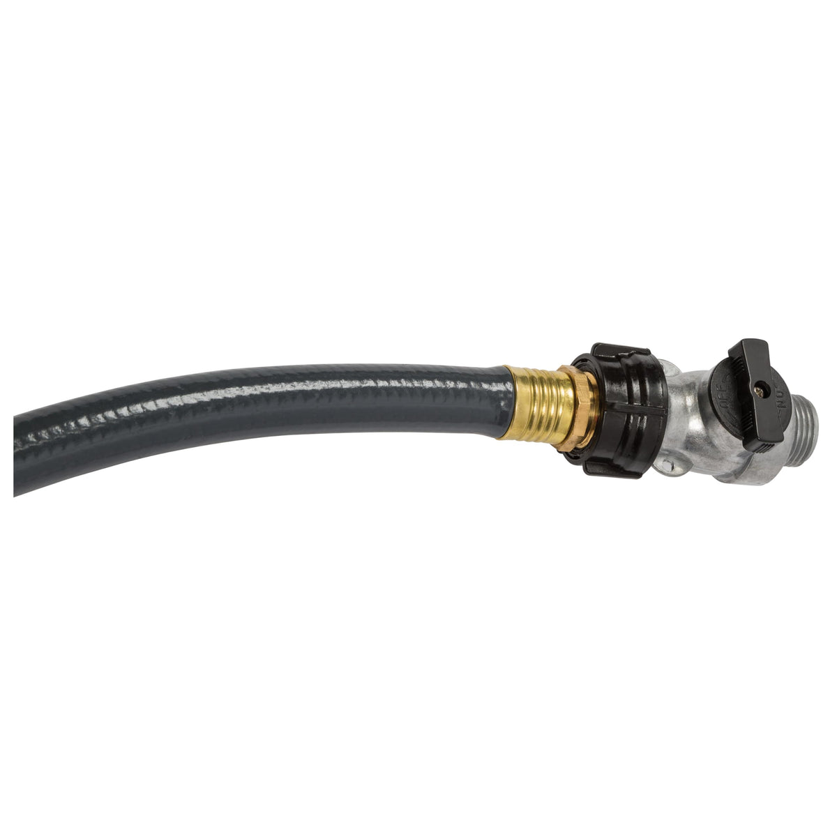 Gilmour hose connector with swivel fits standard hoses securely.