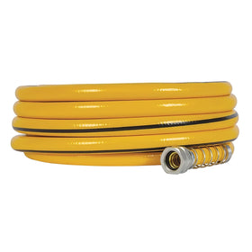 Gilmour kink- and abrasion-resistant hose for long-lasting outdoor use.