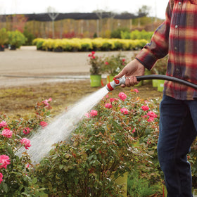 Gilmour Pro metal construction emphasizing durability for year-round use.