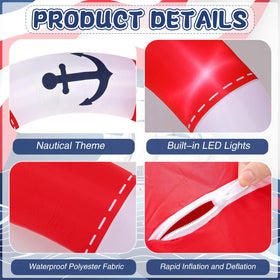 Gilprop polyester arch withstands outdoor conditions for rainy celebrations.