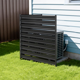 GILPWA air conditioner fence panel hides units while enhancing outdoor privacy.