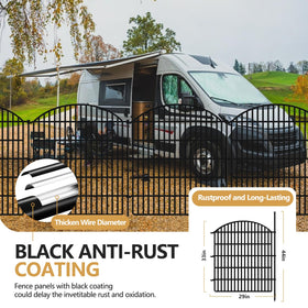 GILPWA ground-border fence enhances patio and garden edges.