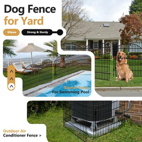 GILPWA multipurpose fence borders gardens, protects plants, and creates safe play areas