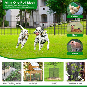 GILPWA PVC-coated 16GA mesh resists rust for lasting outdoor use