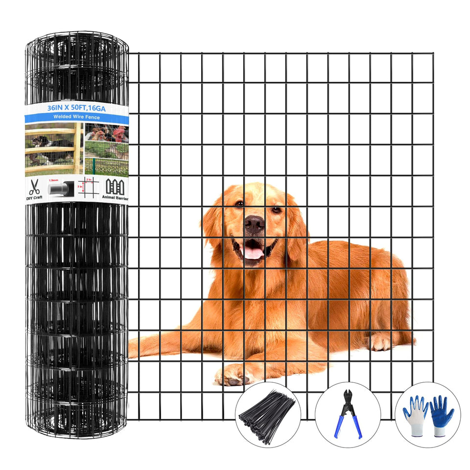 GILPWA welded wire fence roll protecting garden boundaries from pests