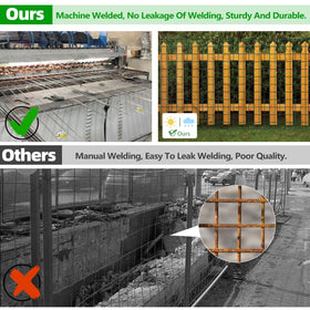 GILPWA wire fence mesh detail with 2x3 inch opening deters small animals