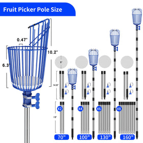 Ginbel Direct detachable pole enables adjustable height for flexible reach