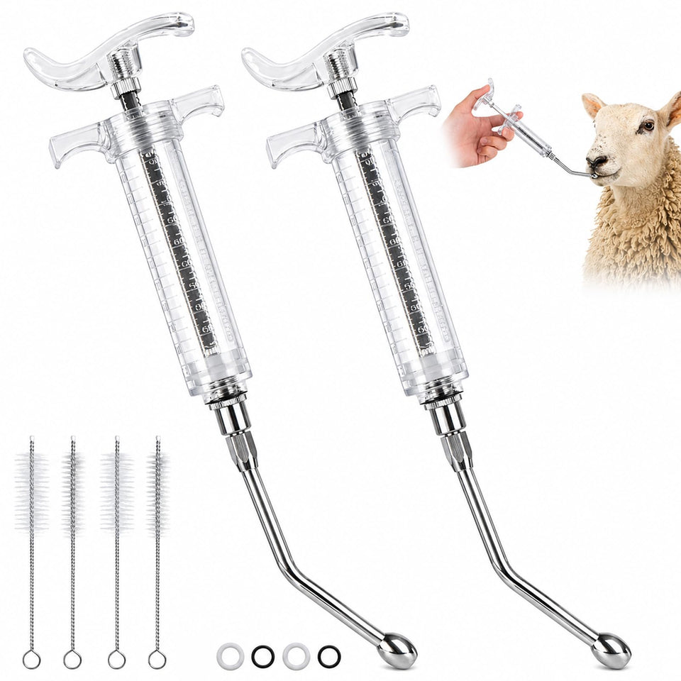 GINDOOR goat syringe main body offers precise dosing.