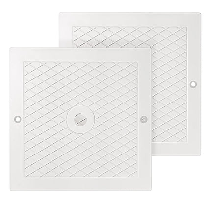 Giokyi 2-pack 10-inch skimmer lid in use to block debris.