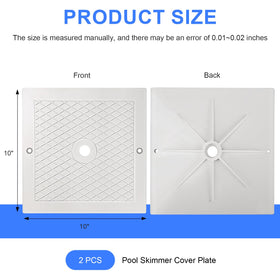 Giokyi 1083-1086 compatible skimmer lid keeps pool water clean.
