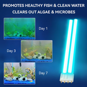 Giokyi UV bulb in a pond system with long-lasting performance