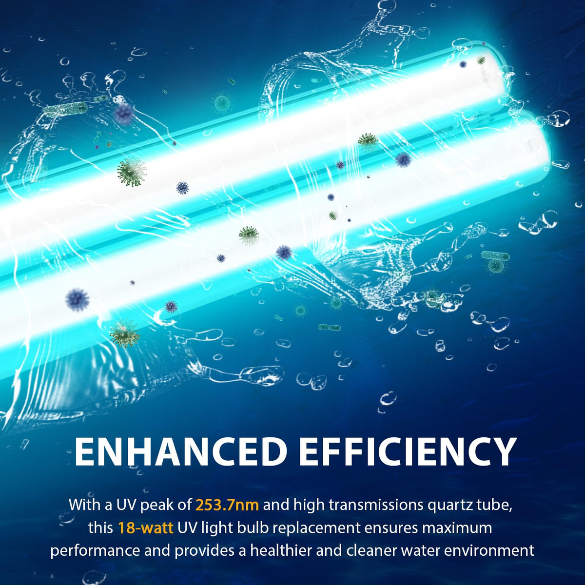 Giokyi UV bulb within SUNSUN setup enabling easy maintenance