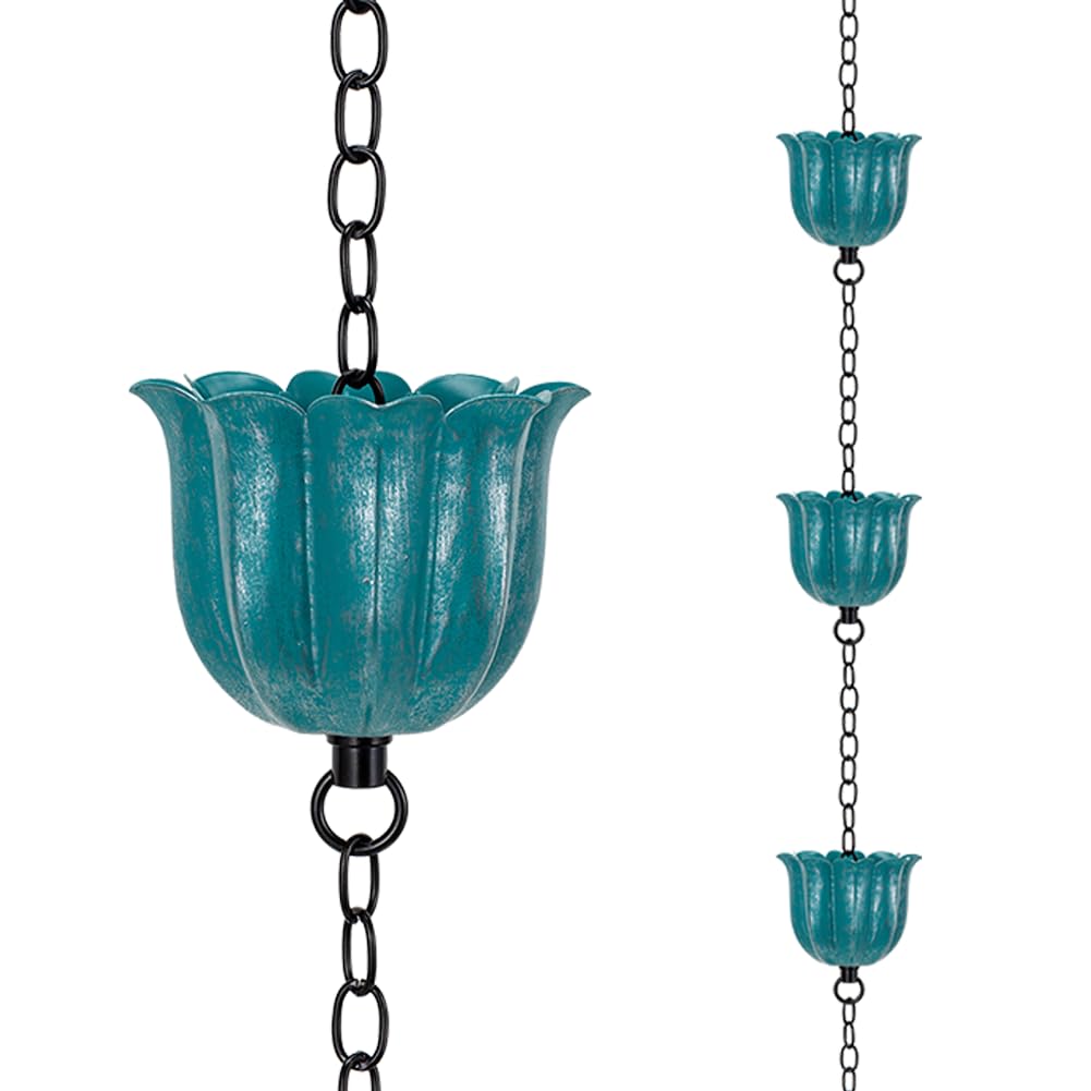 giole lotus cups close-up showing durable outdoor decor.