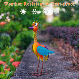 giole metal wacky rooste orange paint detail, rich gradient colors