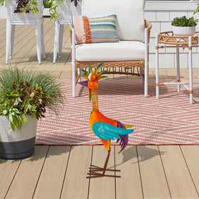 giole metal wacky rooste orange weatherproof coating for outdoor use