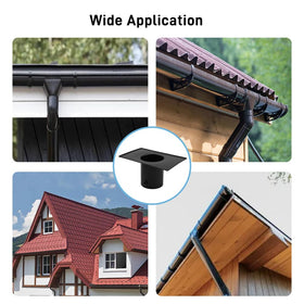 Giole Rain Chain Bolt Attachment showing secure water flow support.