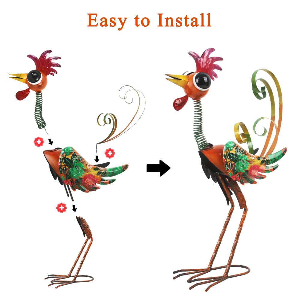 giole rooster makes a thoughtful gift for garden lovers.