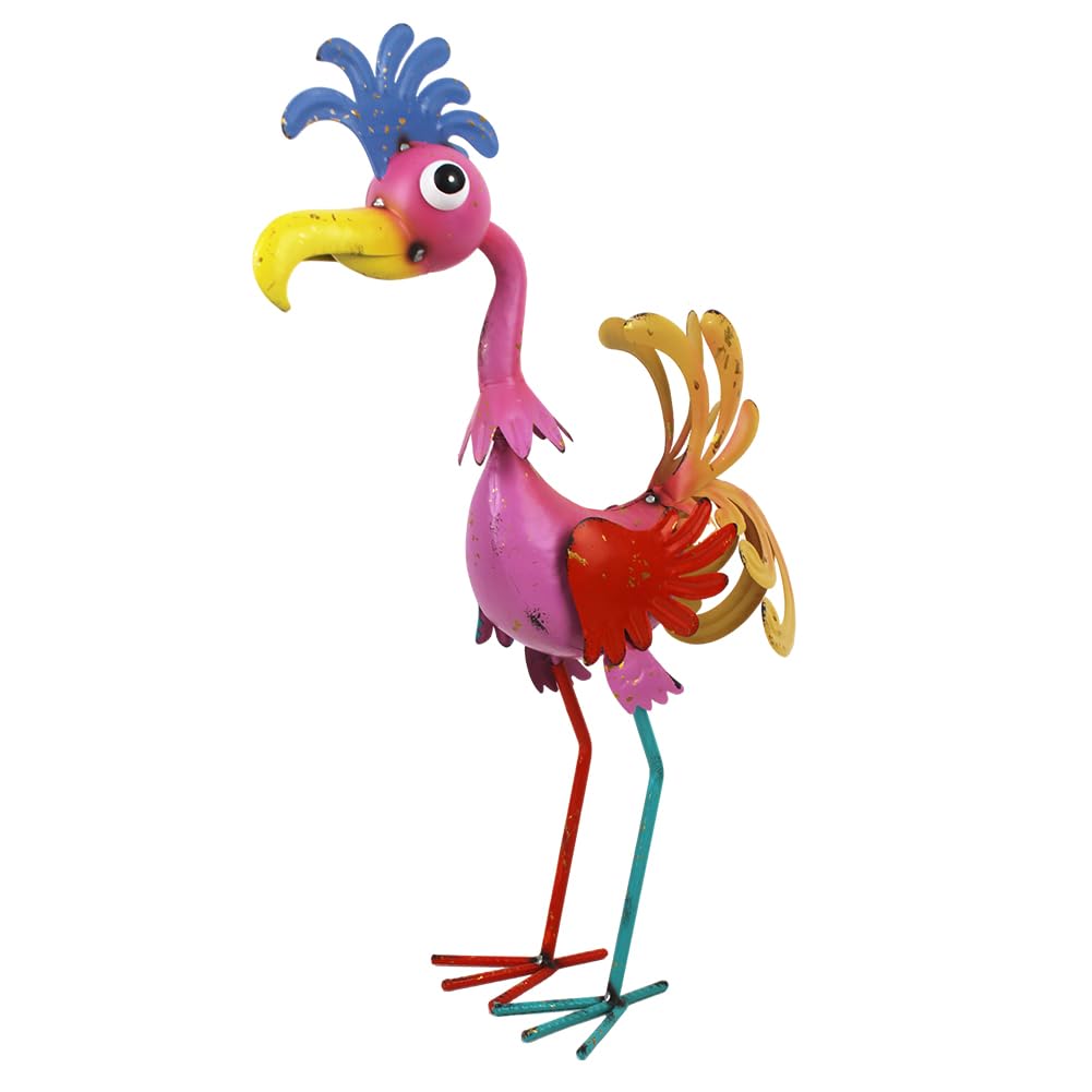 giole rooster statue front view adds playful curb appeal to your garden