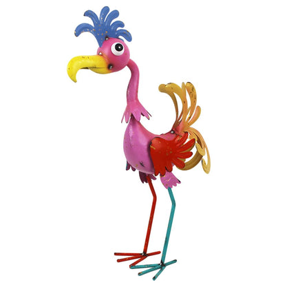 giole rooster statue front view adds playful curb appeal to your garden