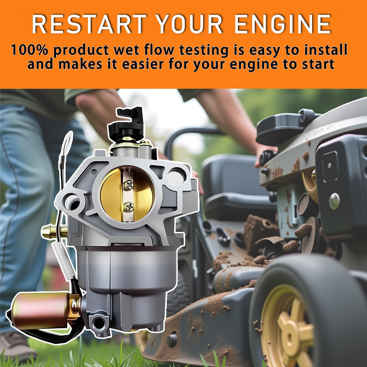 Gioong 951-05149 brand-new carburetor build quality ensures consistent performance