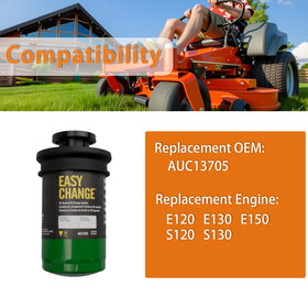 Gioong AUC13705 kit mounted on a lawn tractor, ready for service