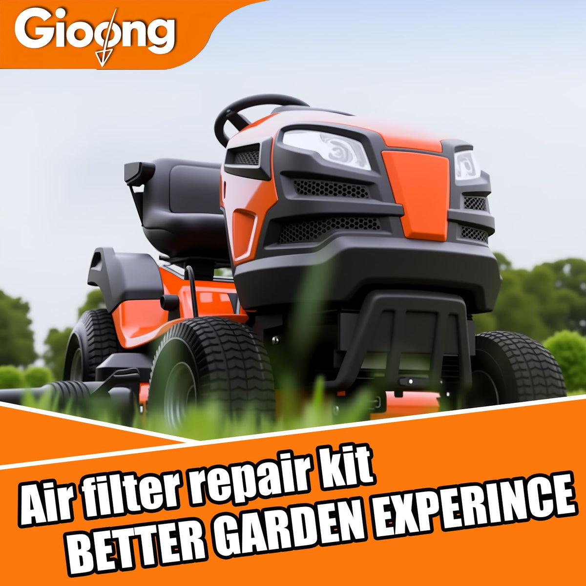 Gioong mower readiness test image hints at smoother operation.