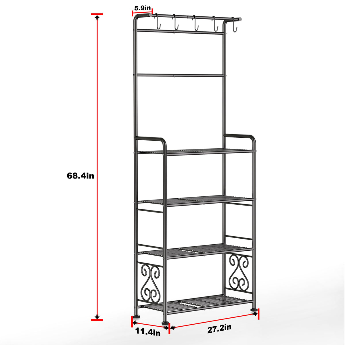 GIOTORENT adjustable feet stabilize stand on uneven surfaces