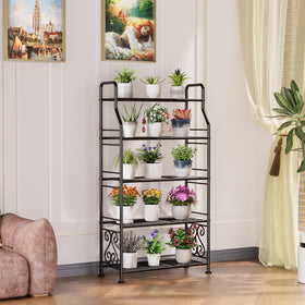 GIOTORENT holds 15+ plants across deep 11.4-inch shelves.