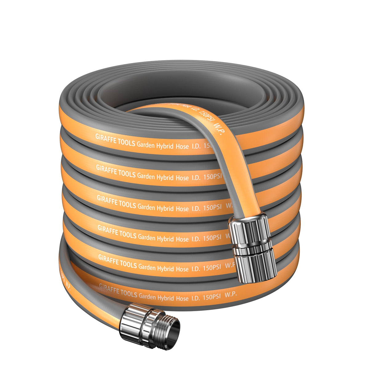 Giraffe Tools 100ft garden hose fully extended for wide-area watering