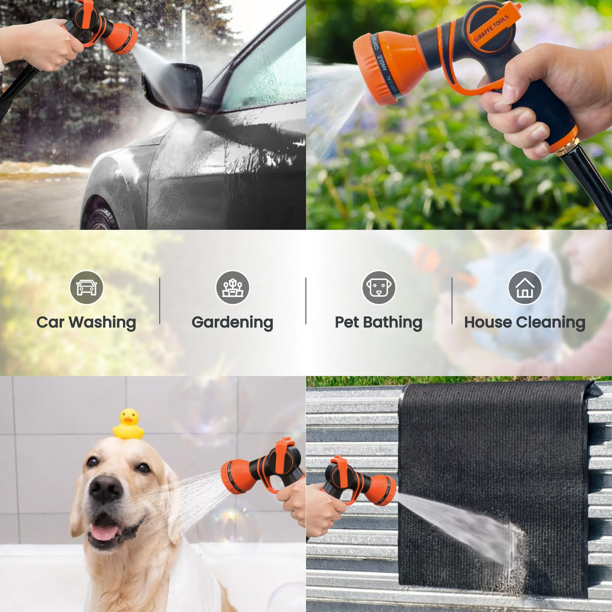 Giraffe Tools 24-month warranty supports reliable service.
