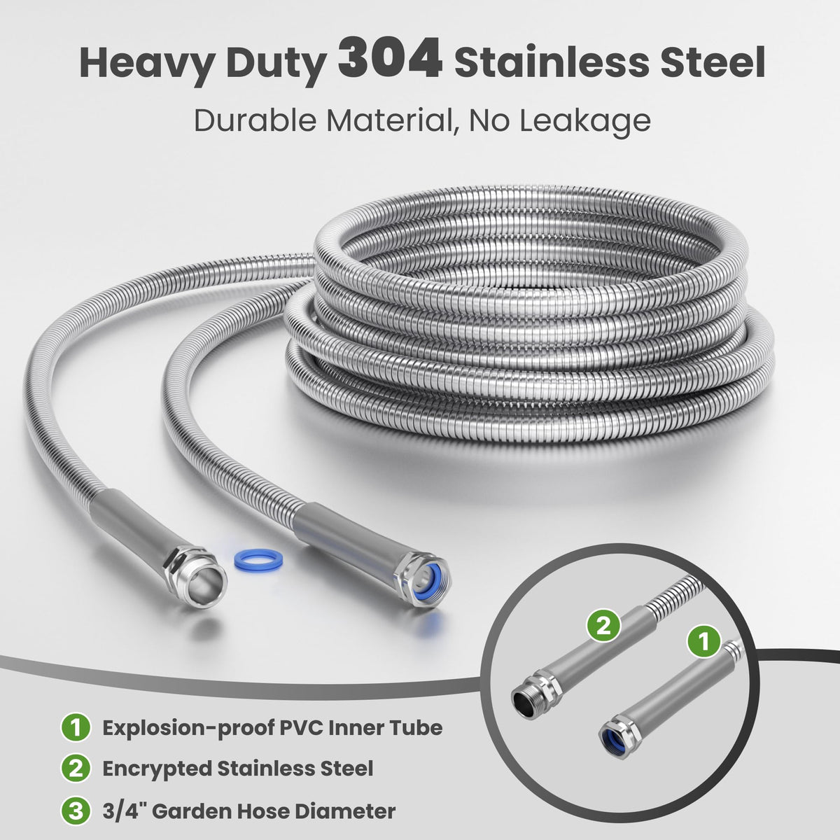 Giraffe Tools 304 stainless-steel exterior resists wear in tough yards.