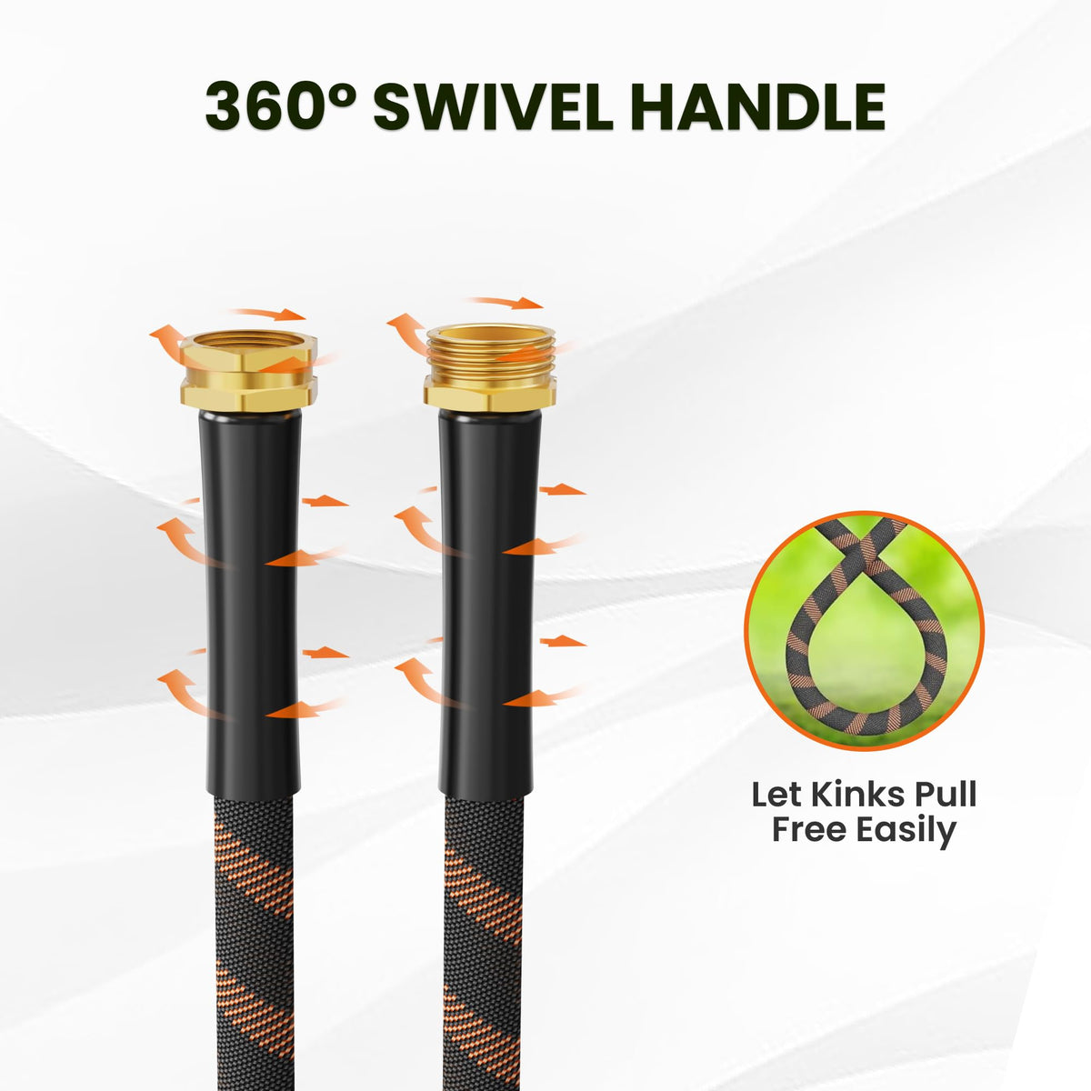 Giraffe Tools 9-pattern nozzle providing versatile watering options.