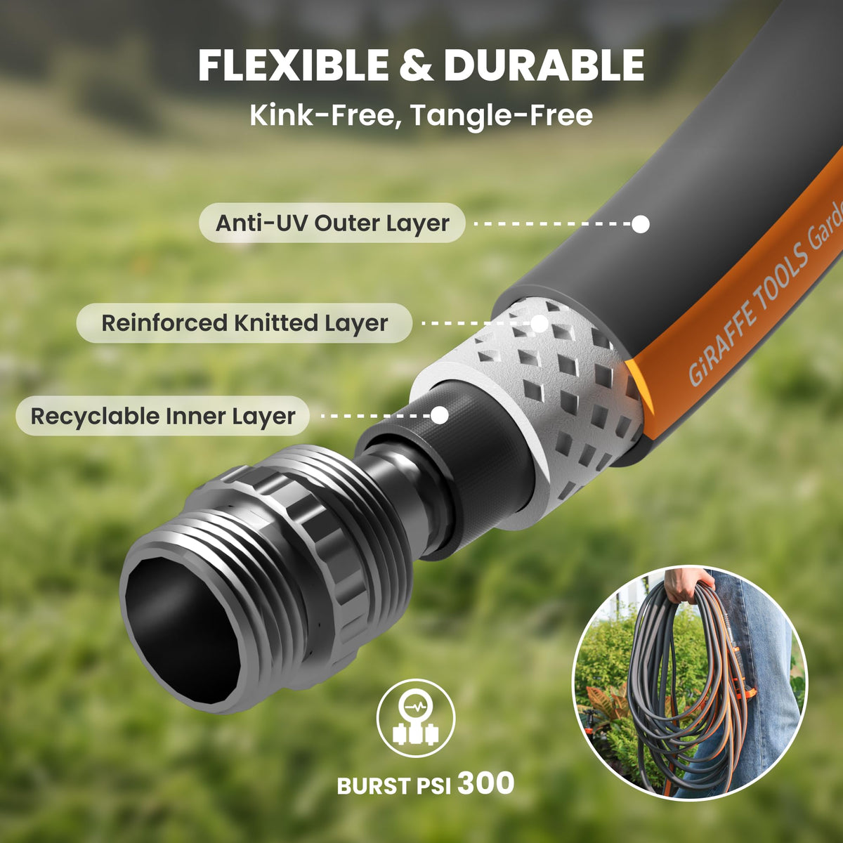 Giraffe Tools aluminum GHT fittings provide leak-free connections and corrosion resistance
